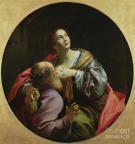 ilustrace Rubensova obrazu Roman Charity