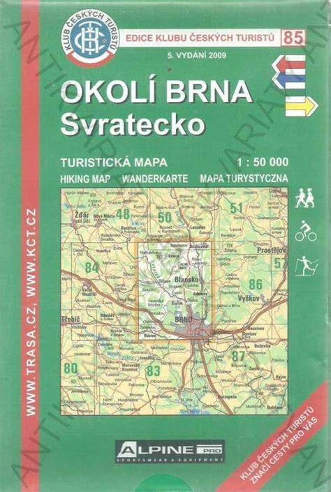 turistická mapa okolí Kostela svatého Štěpána