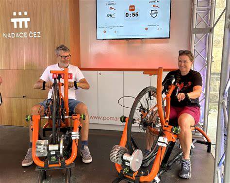 Oranžové kolo Nadace ČEZ - handbike