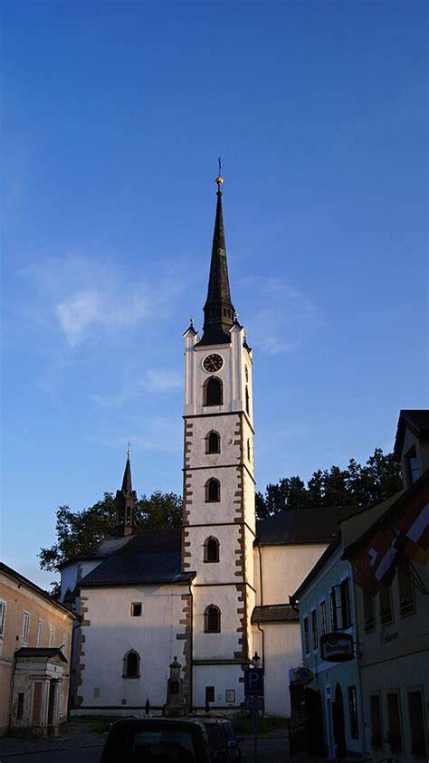 kostel svatého Bartoloměje Frymburk výhled z věže