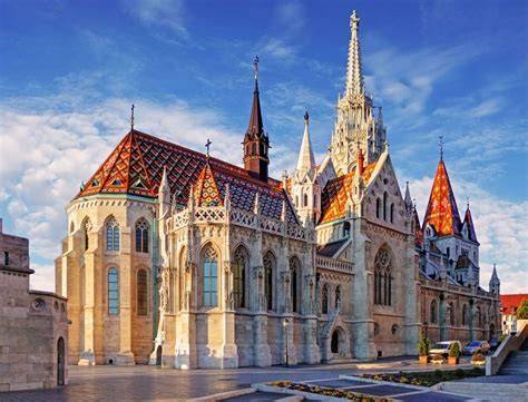 Budapešť - Matyášův chrám z nadhledu