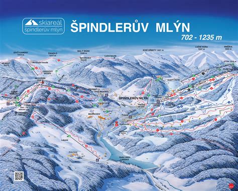 Infografika: Rozdělení sjezdovek Svatý Petr