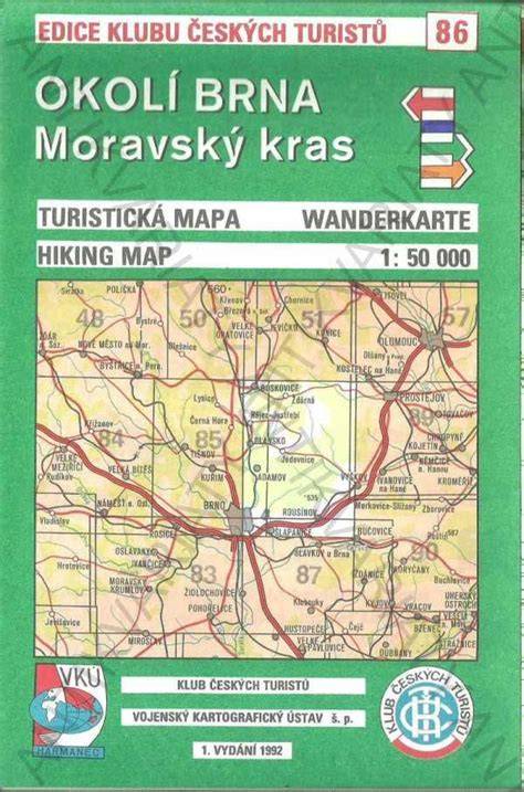 Mapa okolí Mořkova s klíčovými místy