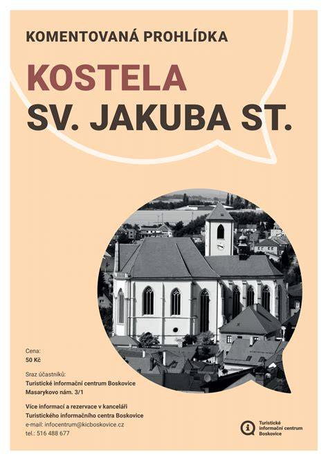 Expozice a historie kostela sv Jakuba