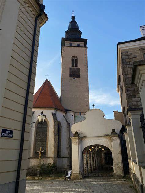 křivky a věž kaple sv Jakuba