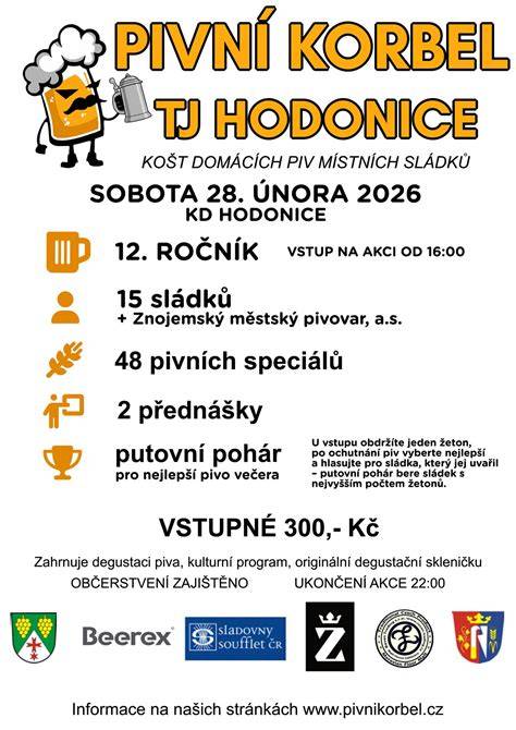 akce Pivní korbel Hodonice mapa lokace