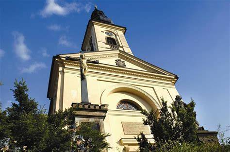 klasicistní kostel sv Jakuba okolo roku 1801
