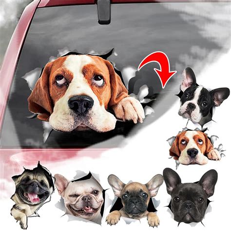 nálepka auto 3D kontrast barvy vozu