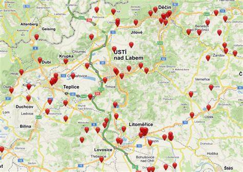 Kostely během Noci kostelů (mapa vybraných míst)
