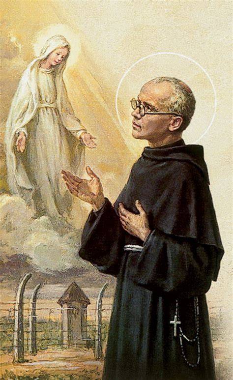 Maxmilián Kolbe obraz a jeho ms