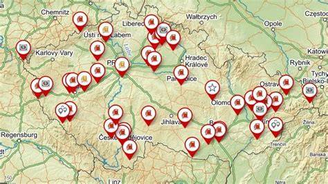 Mapa čerpacích stanic v okolí
