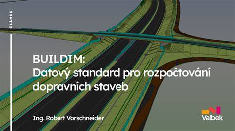 vizuální schéma dopravních staveb