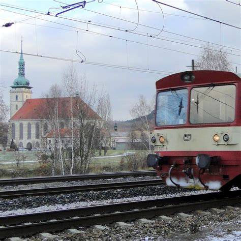 Vizualizace přesunu kostela a trajektorie trasy