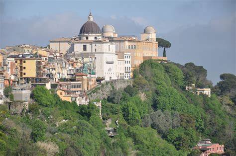 image: papal press conferences and Castel Gandolfo