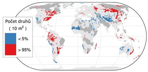 Mapa rozšíření Charit po diecézích