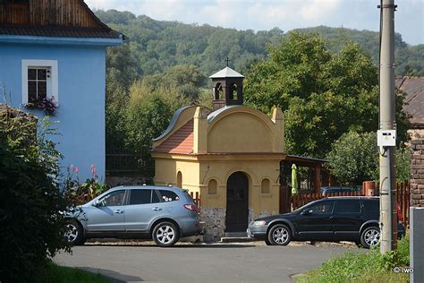 kresba architektury kaple svatého Antonína