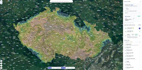 Interaktivní mapa s vrstvami pro cestovatelské cíle