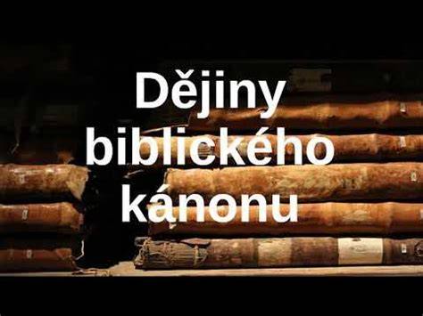 schéma vývoje biblického kanonu