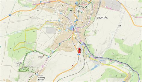 mapa polohy Pastoralniho centra