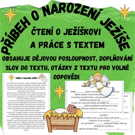 infografika o narození a kříži Ježíše