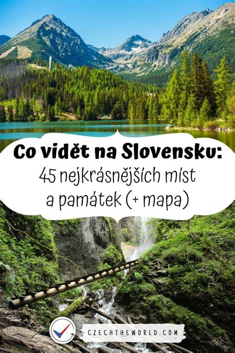 mapa poutních míst v ČR a Slovensku