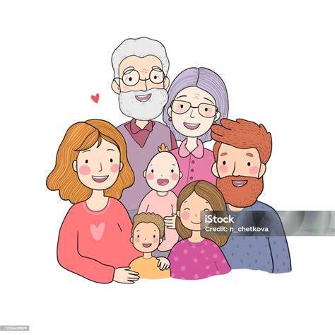požehnání dětí a rodiny ilustrace