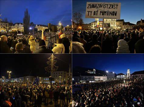 Protesty a klidné modlitby na Zelném trhu