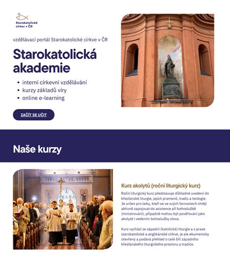 infografika Utrechtská unie a starokatolické církve