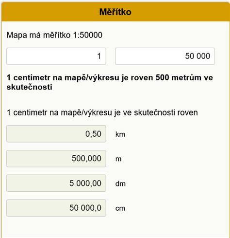 schematické zobrazení náčrtu v měřítku 1:50