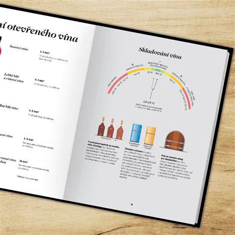 infografika o vínech - degustace a párování