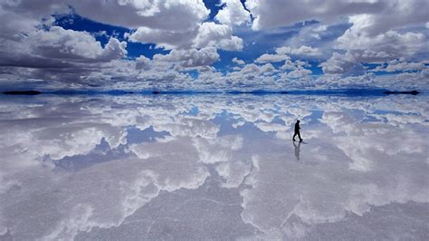 Uyuni a solná pláň - panoramatický pohled