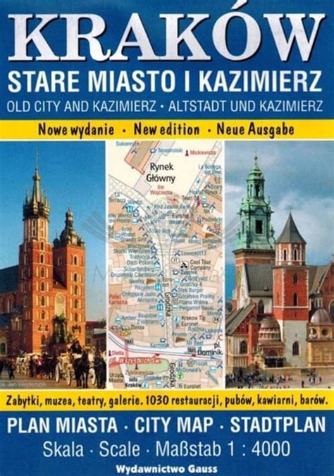 Mapa krakovských street art míst a Kazimierz